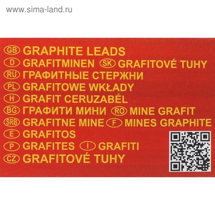 Грифели для цанговых карандашей Koh-i-noor 4190/07 В, 2,0 мм, 12 штук в упаковке Грифели для цанговых карандашей Koh-i-noor 4190/07 В, 2,0 мм, 12 штук в упаковке