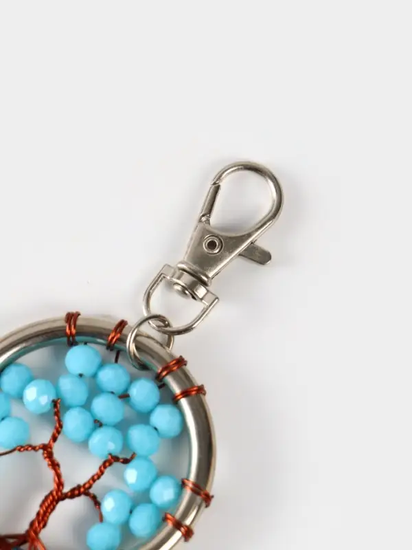 Брелок ловец снов Брелок ловец снов "Древо жизни" 19 см, цв. голубой