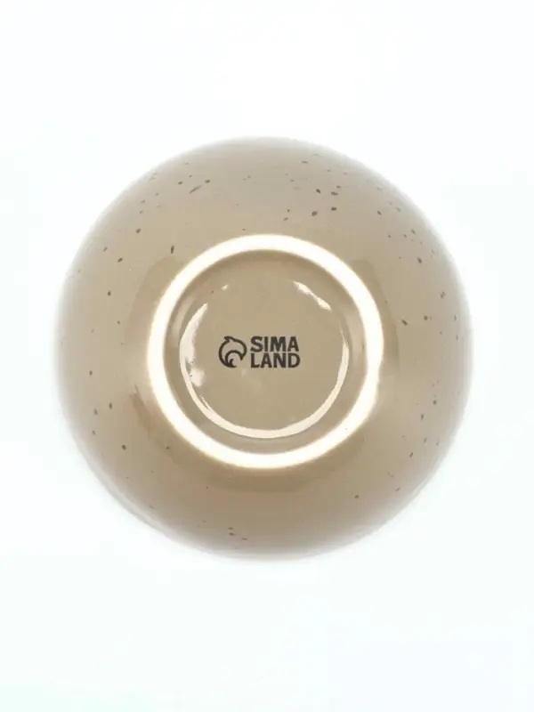 Тарелка суповая керамическая &laquo;Песчаный берег&raquo;, 10&times;5 см, ручная работа