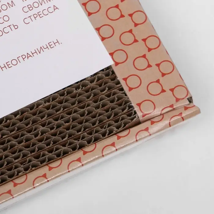 Домашняя когтеточка-лежанка для кошек, 50&times;24 см, гофрокартон