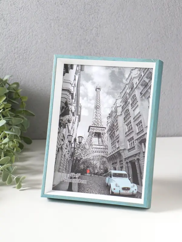 Фоторамка пластик 15х20 см "Данте" голубая лагуна 20,8х15,8х2,5 см