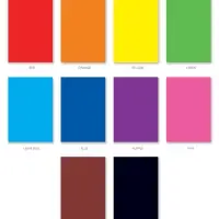 Бумага цветная ErichKrause. Jolly Friends, А4, 10 цветов, 10 листов, односторонняя, мелованная, на склейке Бумага цветная ErichKrause. Jolly Friends, А4, 10 цветов, 10 листов, односторонняя, мелованная, на склейке