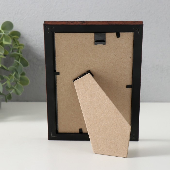 Фоторамка пластик Фоторамка пластик "Стиль коричневый" 10х15 см, коричневый