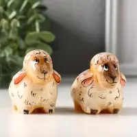 Фигурка &laquo;Овечка Долли&raquo;, 6&times;7 см, селенит, МИКС