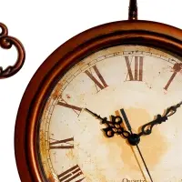 Часы настенные интерьерные &laquo;Сабатини&raquo;, двусторонние, на подвесе, плавный ход, 35&times;30 см, d=19.5 см, от батарейки 1хАА