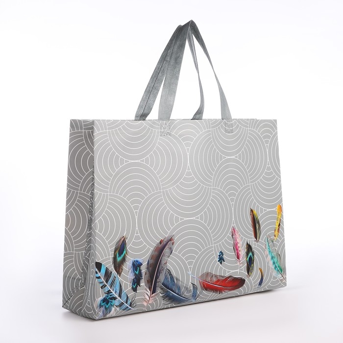 Сумка без застёжки, цвет серый Сумка без застёжки, цвет серый