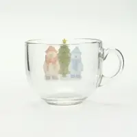 Кружка стеклянная новогодняя &laquo;Мишки в лесу&raquo;, 500 мл