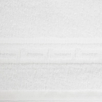 Набор полотенец махровых Luscan/бордюр 380г/м2, 30х30 белый, 10 шт/уп