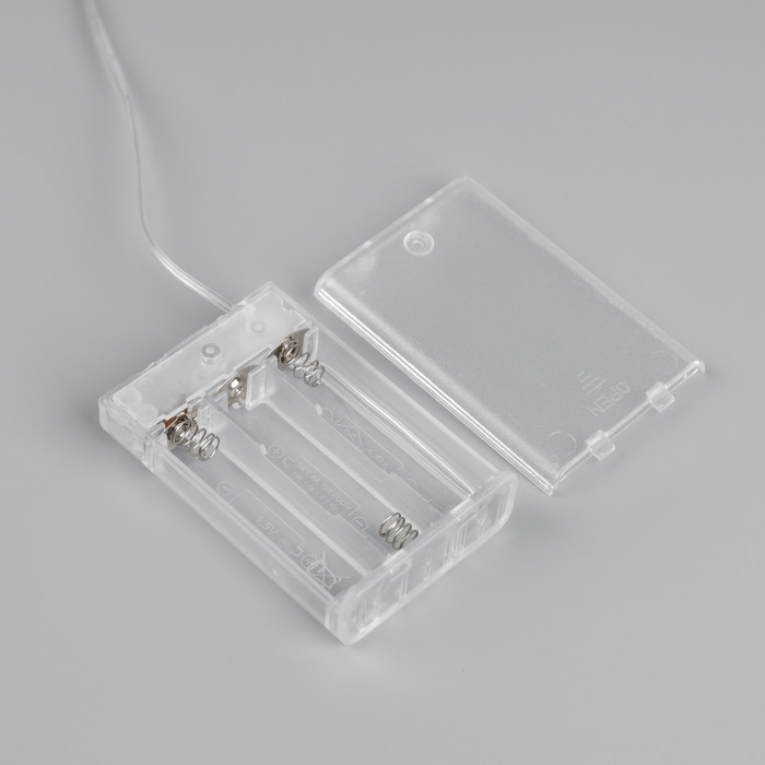 Светодиодная лента Luazon Lighting 1 м, IP20, SMD2835, 30 LED/м, 3хААА, свечение мульти Светодиодная лента Luazon Lighting 1 м, IP20, SMD2835, 30 LED/м, 3хААА, свечение мульти