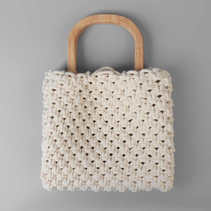 Ручки для сумки деревянные, 12 × 12,9 см, 2 шт, цвет бежевый Ручки для сумки деревянные, 12 × 12,9 см, 2 шт, цвет бежевый