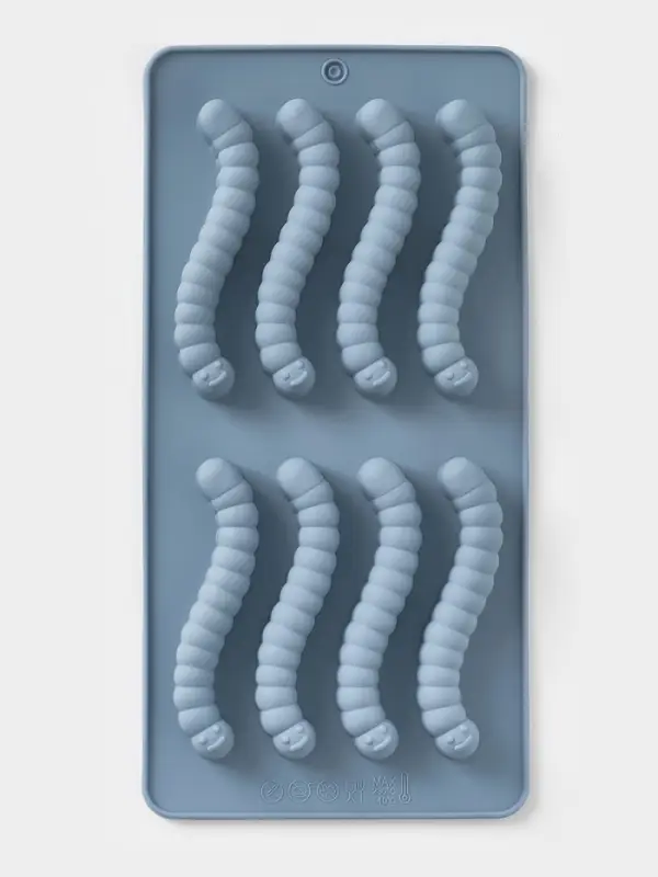 Форма для мармелада  Форма для мармелада "Червячки" 20x10x1,5 см