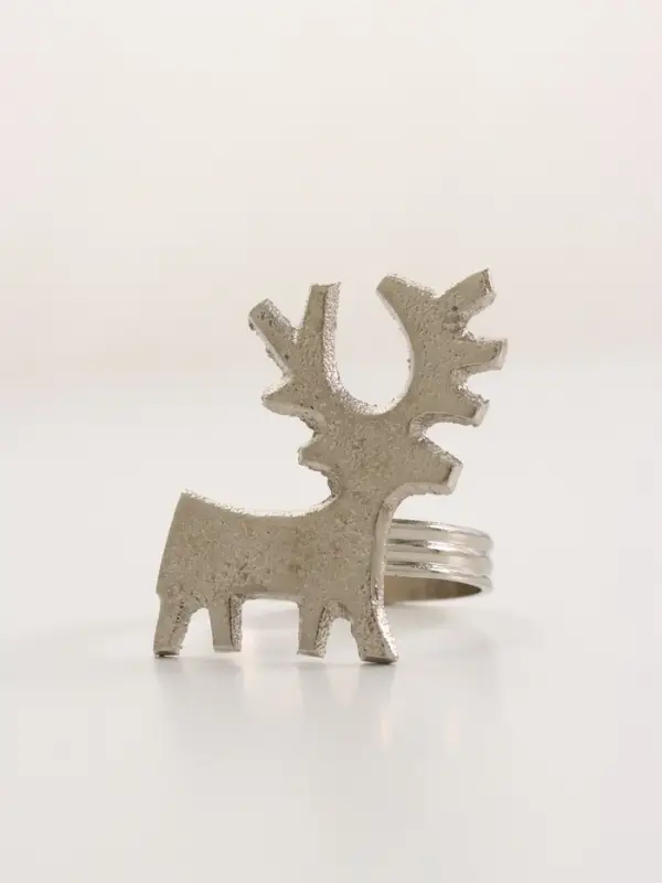 Кольцо для салфеток &laquo;Оленёнок&raquo;, 5&times;4&times;5 см, алюминий