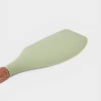 Лопатка кухонная &laquo;Сильвуд&raquo;, 29.8&times;6 см, силикон, зелёная