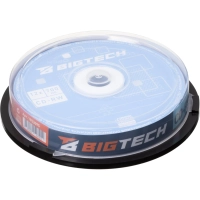 Носители информации Bigtech YCDRWB002 CD-RW/700 МБ/12x/10шт/уп (бокс)