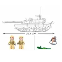 Конструктор Sluban &laquo;Модельки. Танк&raquo;, 893 детали