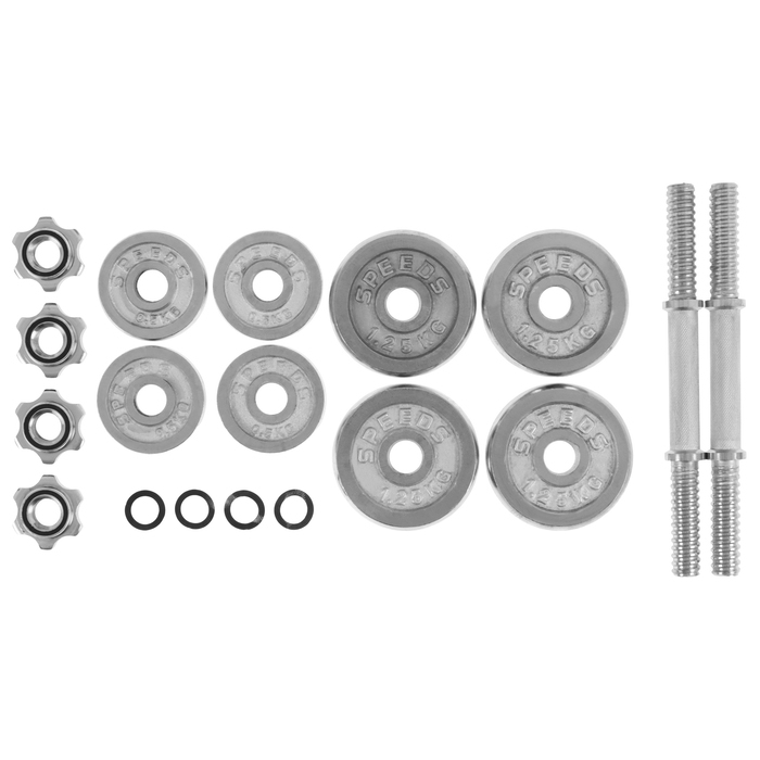 Набор гантелей сборных 10 кг: 5 кг х 2 шт. Набор гантелей сборных 10 кг: 5 кг х 2 шт.
