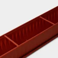 Балконный ящик для цветов &laquo;Алиция&raquo;, 18 л, 100&times;19&times;17 см, с поддоном, цвет терракотовый