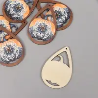 Декор для творчества дерево "Тыква с узором" 4,9х3,3х0,3 см Декор для творчества дерево "Тыква с узором" 4,9х3,3х0,3 см