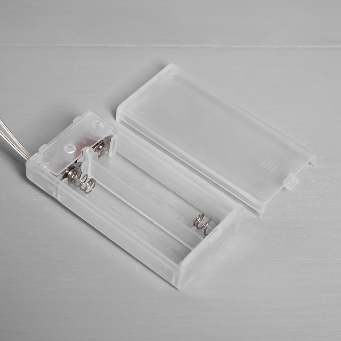 Фигура световая Фигура световая "Ёлочка плетённая", 30х13х13 см, 20 LED, батарейки ААх2 (не в комплекте), свечение теплое белое