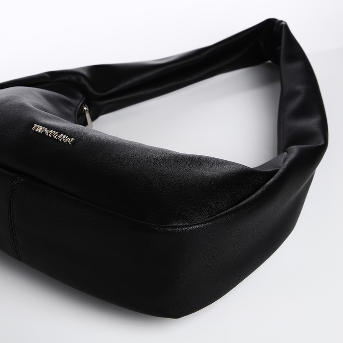 Сумка женская TEXTURA, багет, маленький размер, цвет чёрный Сумка женская TEXTURA, багет, маленький размер, цвет чёрный