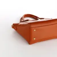 Сумка женская мессенджер на магните, 35&times;15&times;23 см, рыжая