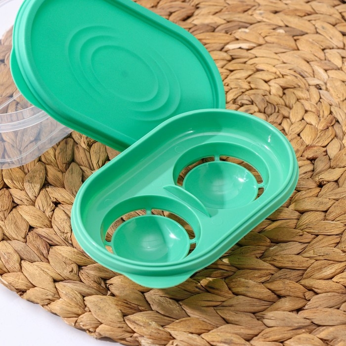 Сепаратор для яиц Доляна, 15,5×9,5×7 см, цвет мятный Сепаратор для яиц Доляна, 15,5×9,5×7 см, цвет мятный