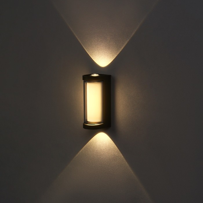 Светильник фасадный «Лампа», FSD-061, 8 Вт, 3000К, IP65, 220 В, пластик, черный Светильник фасадный «Лампа», FSD-061, 8 Вт, 3000К, IP65, 220 В, пластик, черный