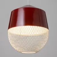 Светильник Lisa 1&times;40 Вт Е27 бордовый 26&times;26&times;32 см