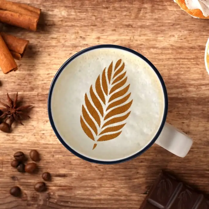 Трафарет для кофе «Перышко», 9.5×8.5 см Трафарет для кофе «Перышко», 9.5×8.5 см