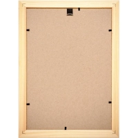 Рамка деревянная А4 желтого цвета 1703