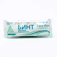 Бинт медицинский стерильный 10 см х 5 м 26 гр/м2