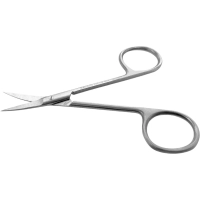 Ножницы остроконечные вертикально изогнутые,100 мм, J-22-210