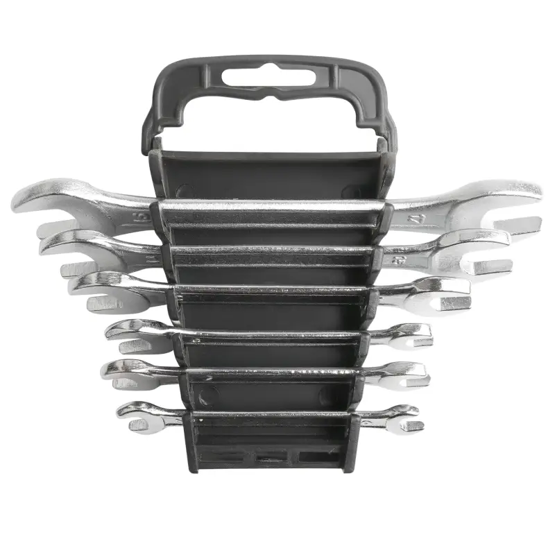 Набор ключей гаечных рожковых на держателе (6-17 мм) (6 предметов) JT KJ1N6P