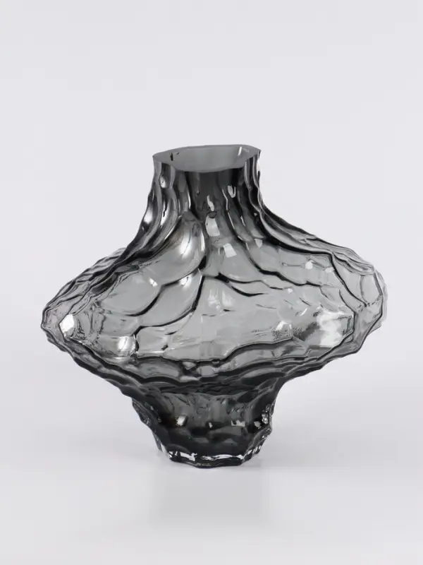 Ваза &laquo;Джино&raquo;, 21&times;25 см, стекло, чёрная