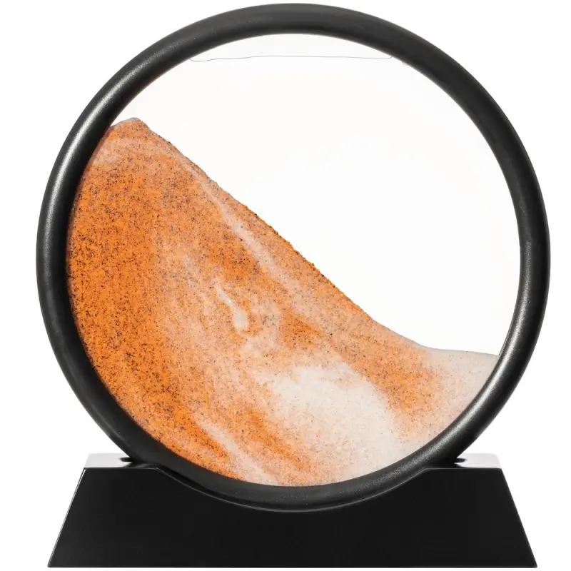 Песочная картина-антистресс Pleasantville, черная с оранжевым Песочная картина-антистресс Pleasantville, черная с оранжевым