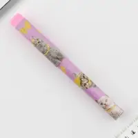 Ручка шариковая синяя паста 0.7 мм с колпачком «Котики» пластик Ручка шариковая синяя паста 0.7 мм с колпачком «Котики» пластик