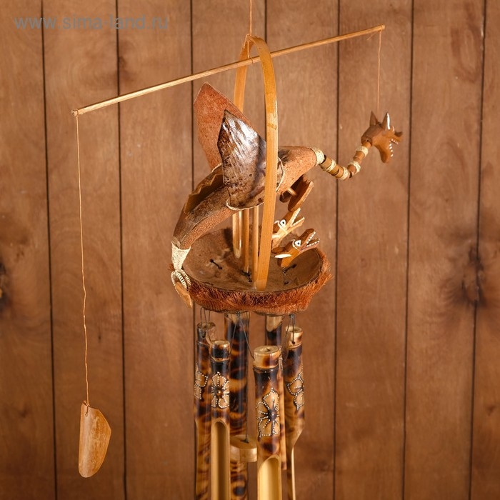 Музыка ветра Музыка ветра "Дракоши" бамбук 40х15х100 см