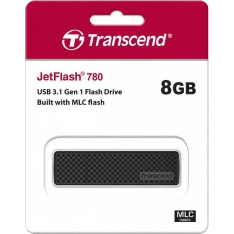 Флеш-память Transcend JetFlash 780, 8Gb, USB 3.1 G1, чер, TS8GJF780.