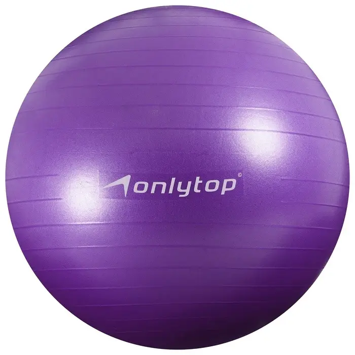 Фитбол ONLYTOP, d=65 см, 900 г, антивзрыв, МИКС