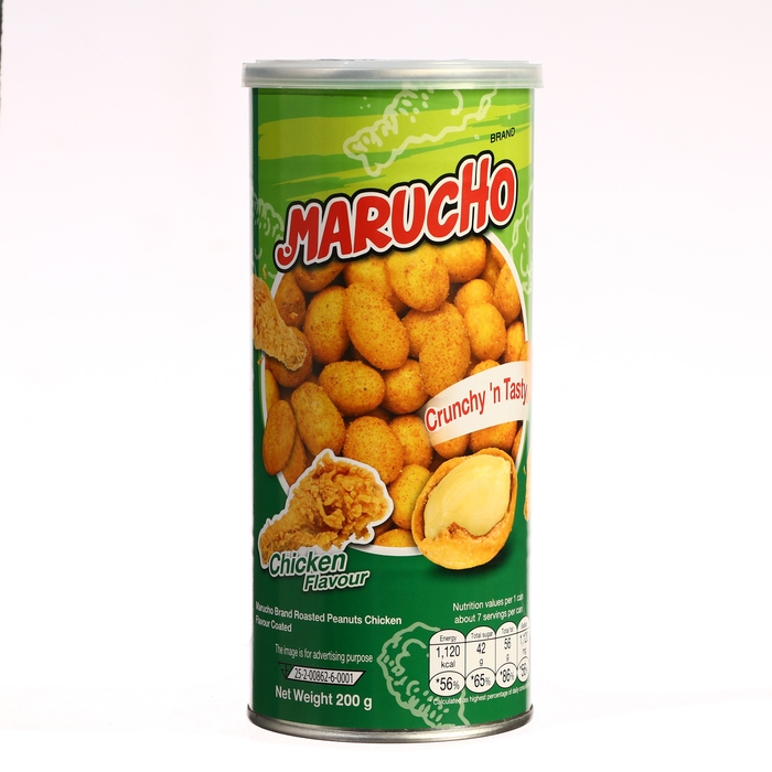 Жареный арахис  Жареный арахис "Marucho" в глазури со вкусом курицы 200 г