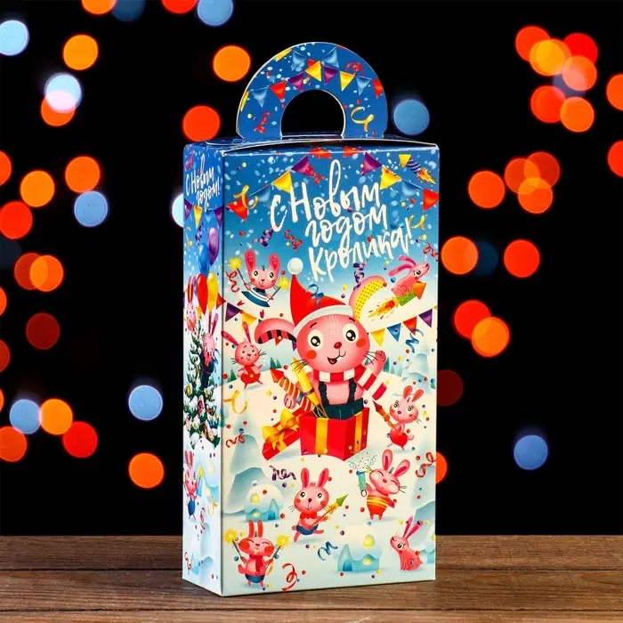 Коробка подарочная складная Коробка подарочная складная "Шурум - Бурум" 11×5×21 см