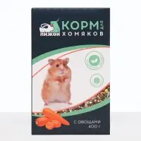 Корм &laquo;Пижон&raquo; для хомяков, с овощами, 400 г