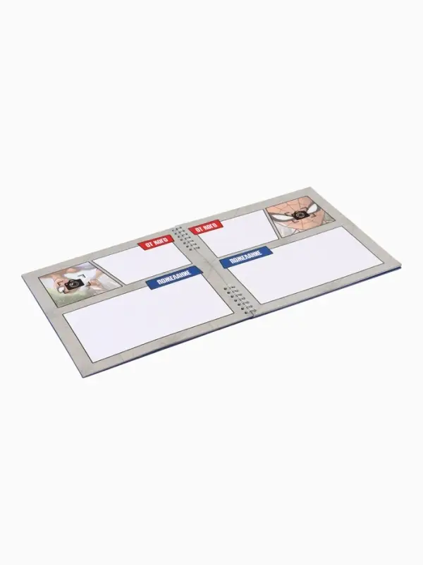 Книга пожеланий на пружине, 21.7&times;21 см, &laquo;Супергерой&raquo;