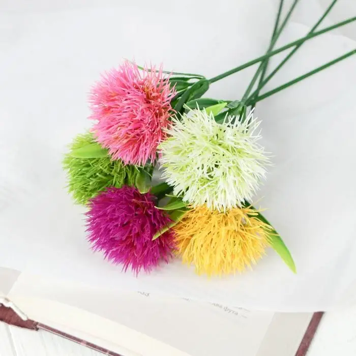 Цветы искусственные «Цирзий», 5×28 см, МИКС