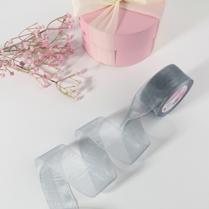 Лента капроновая, 40 мм, 20 ± 1 м, цвет серый №59 Лента капроновая, 40 мм, 20 ± 1 м, цвет серый №59