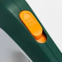 Рулетка - поводок для собак, лента 3 метра, белая, зелёная