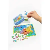 Пазл деревянный YOSHATOYS &laquo;Карта России&raquo;, 73 детали