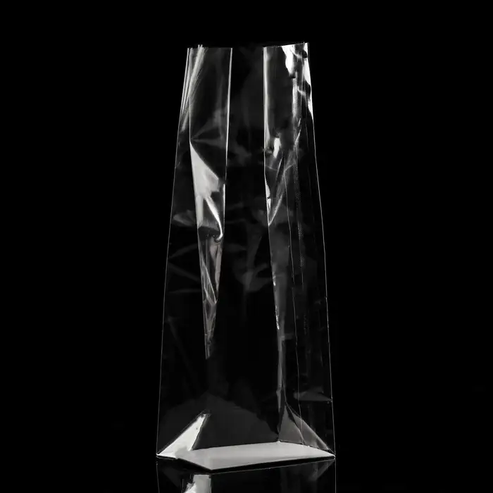 Пакет с жестким дном, 14×14×45 «Прозрачный» Пакет с жестким дном, 14×14×45 «Прозрачный»