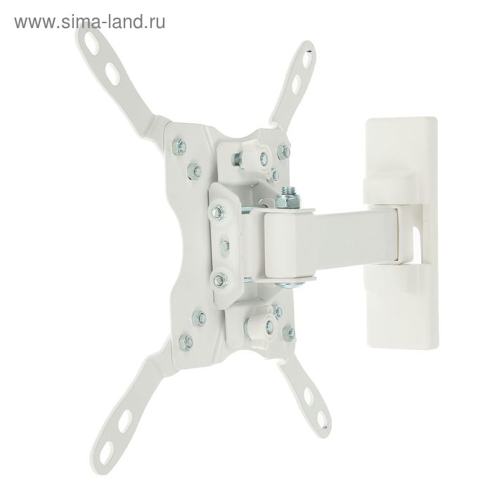 Кронштейн Ultramounts UM864W, для ТВ, наклонно-поворотный, 13-43 Кронштейн Ultramounts UM864W, для ТВ, наклонно-поворотный, 13-43", 60-190 мм от стены, белый
