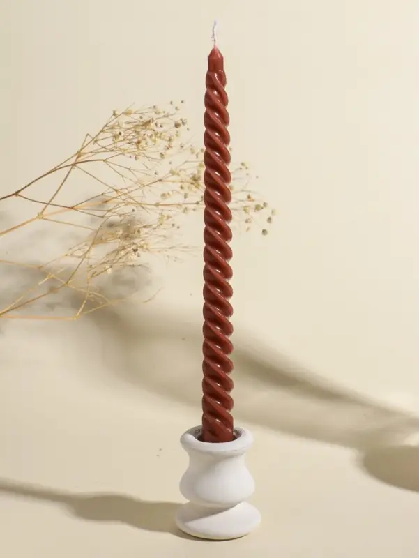 Набор свечей витых, 2х25 см, 4 шт, палитра коричневого 25,5х8,8х2,4 см Набор свечей витых, 2х25 см, 4 шт, палитра коричневого 25,5х8,8х2,4 см